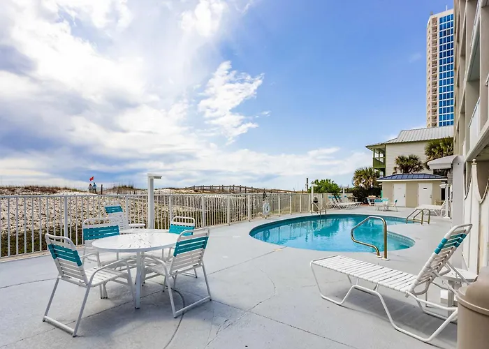 Cozy In Gulf-front Complex Shared Pool Ac Elevator Gulf Shores